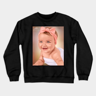 "Eyes @ Heart" Digital Painting Crewneck Sweatshirt